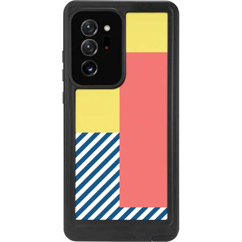 Color Blocks Galaxy Note20 Ultra 5G Waterproof Case